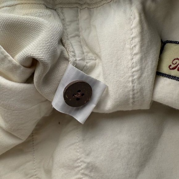 Tommy Bahama Shorts Men's Size 40 Cream 100% Silk Golf Dress Pleated Preppy Mens - Picture 8 of 9